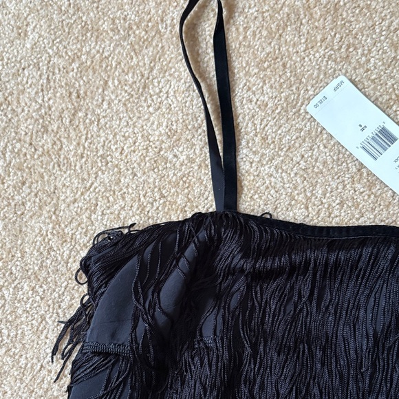 Ralph Lauren Elegant Black Camisole fringe cami size 6 - Picture 4 of 7